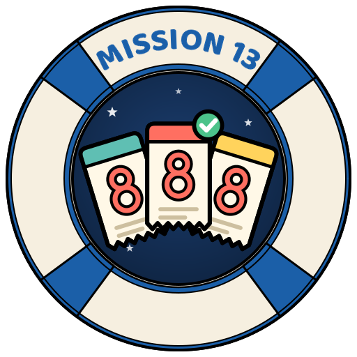 Mission 13 : 🧾 8 บาท 888 สลิป
