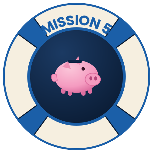 Mission 5 : หยอดกระปุก (รีน) หมู 🐽