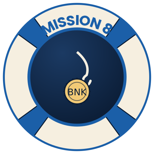 Mission 8 : 🎣🪙 ตกเหรียญ BNK Token ⚓️